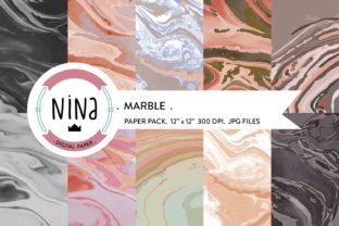 Marble Digital Paper Pack: Elegant Backgrounds for Creative Projects