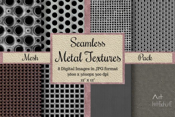 Premium Seamless Metal Textures for Creative Design