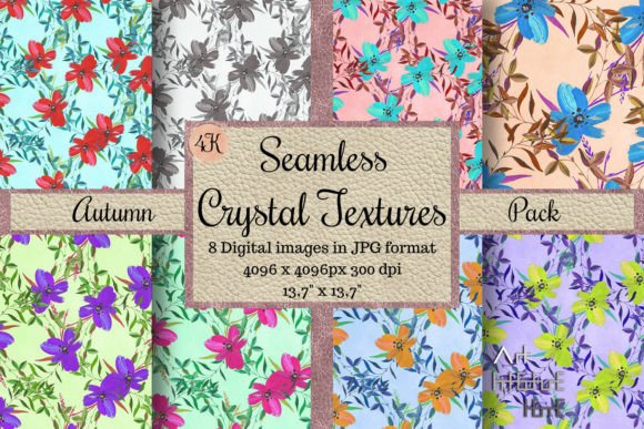 Seamless Crystal Textures - Autumn Pack