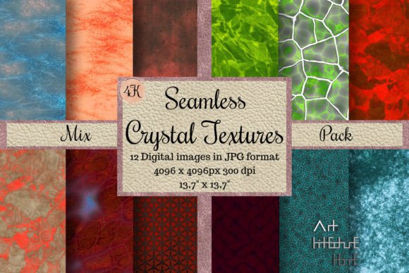 Seamless Crystal Textures for Creative Projects