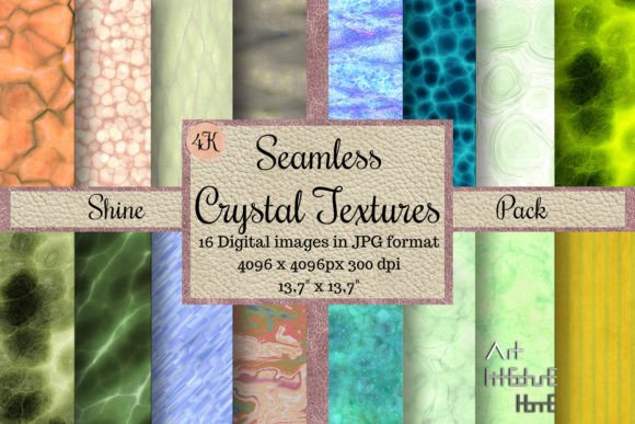 Seamless Crystal Textures - Shine Pack
